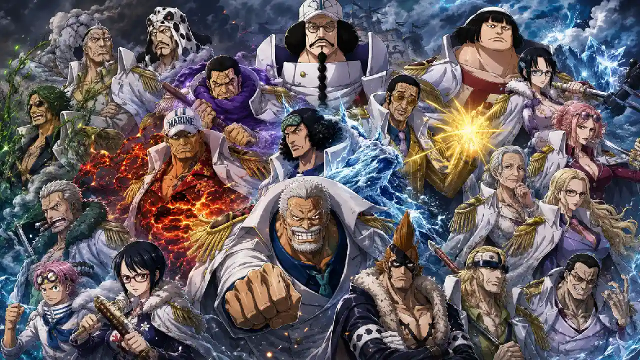 Strongest Marines in One Piece