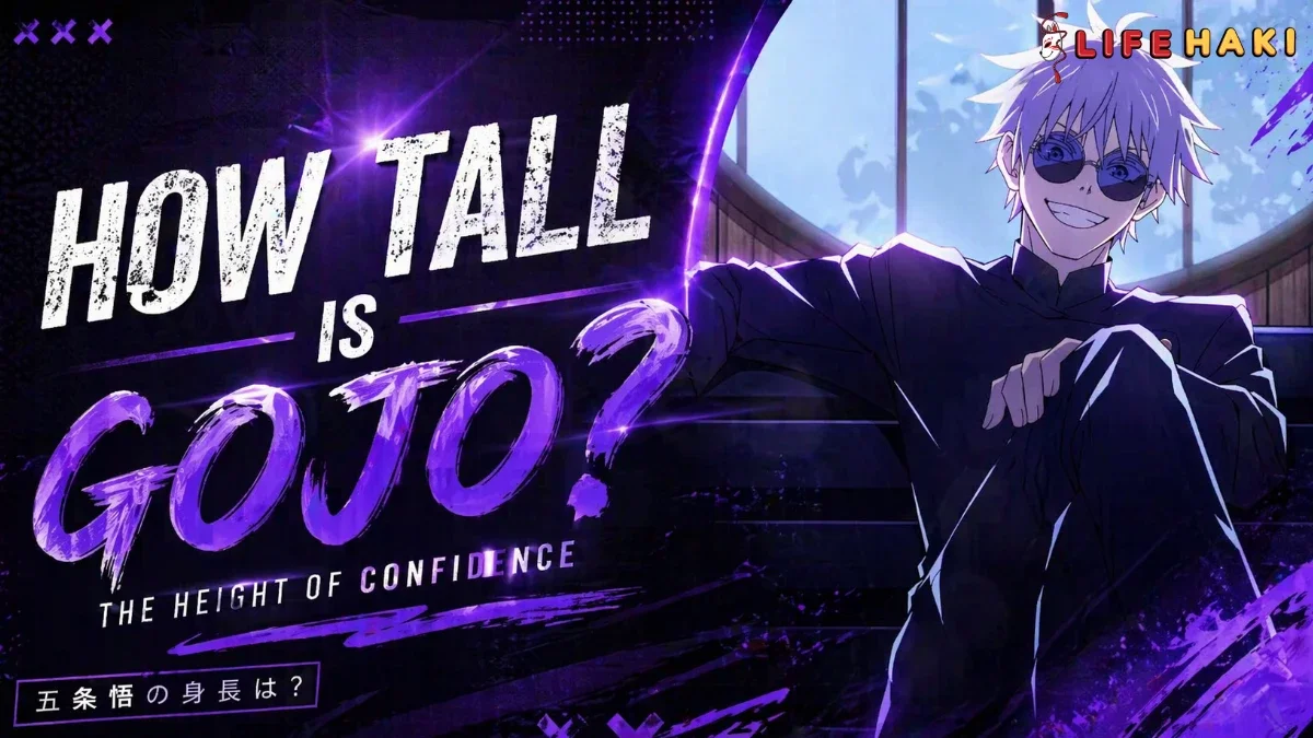 How Tall is Gojo? Height of All Jujutsu Kaisen Characters